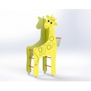 Vaikų krepšinio stovas Žirafa